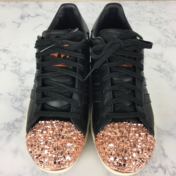 Adidas Rose Gold Jewel Studded Crystal Superstar - Picture 2 of 7
